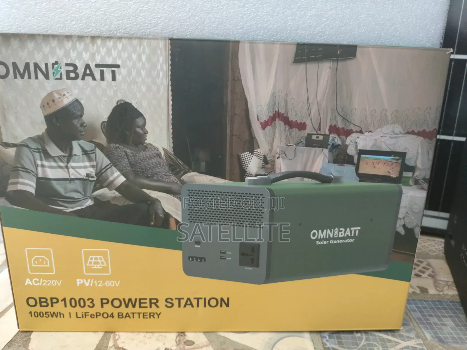Omnibatt Solar Generator