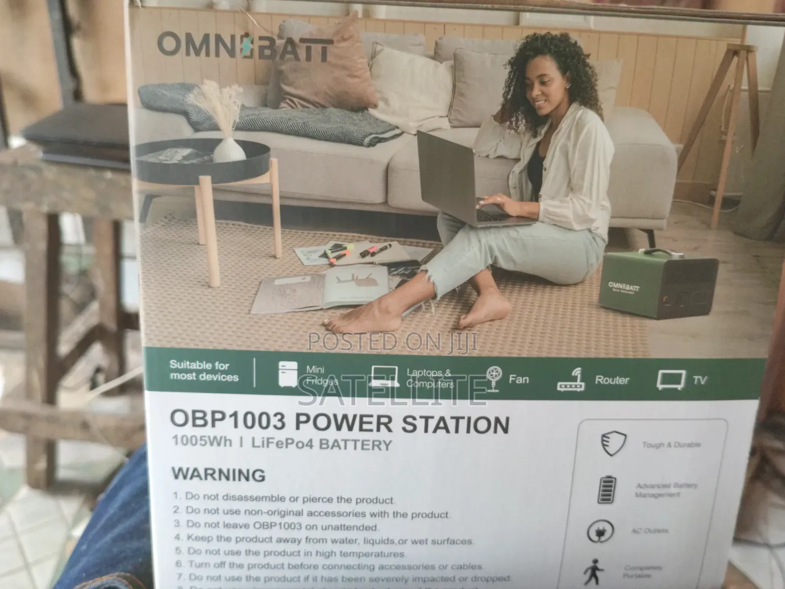 Omnibatt Solar Generator