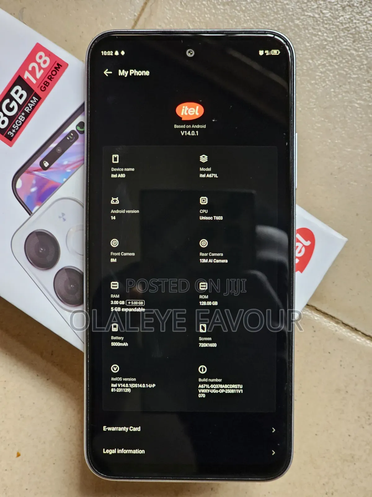 Itel A80 128 GB White