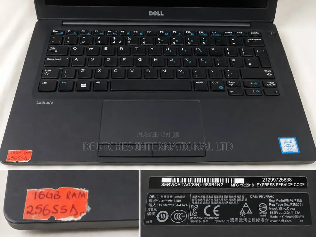 Laptop Dell Latitude 7280 16GB Intel Core i5 SSD 256GB