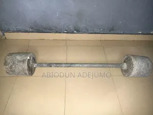 Homemade Concrete Dumbbell