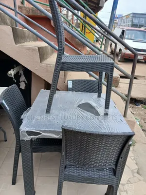 Rattan Altak Table and Arm Chair