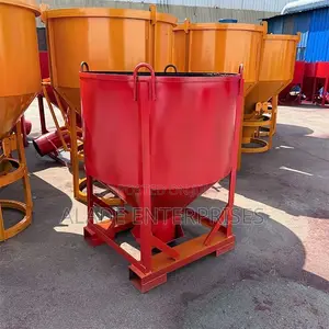 Round Cement Bucket Concrete Hopper Construction 1000 Liters