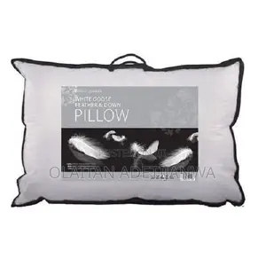 Hypoallergenic White Goose Down N Feather Soft Sleeping Pillow