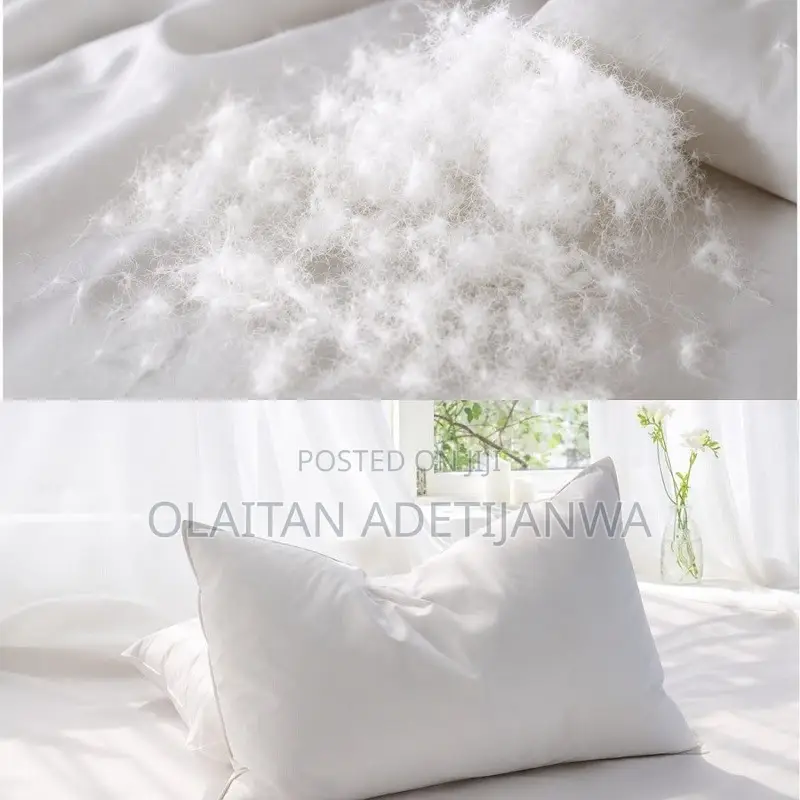 Hypoallergenic White Goose Down N Feather Soft Sleeping Pillow