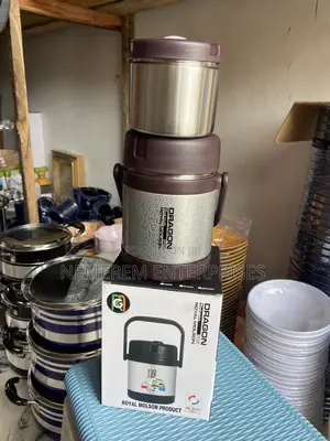 Dragon Royal Molson Insulated Stainless Steel Food Flask Set
