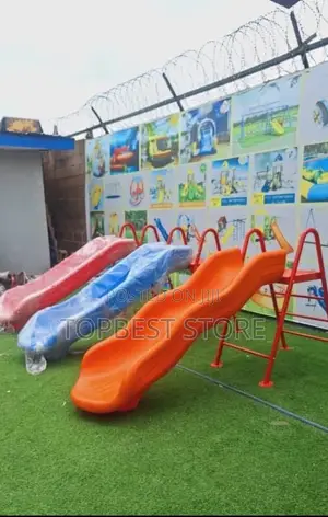 Children Playing Ground Slide Equipment