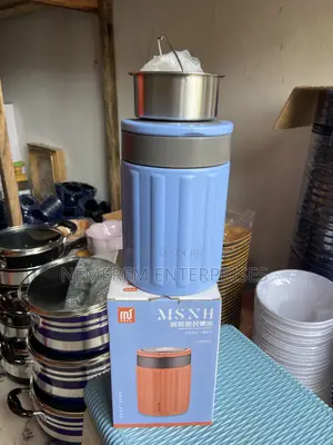 MSNH 1100ml Insulated Stainless Steel Braising Food Flask