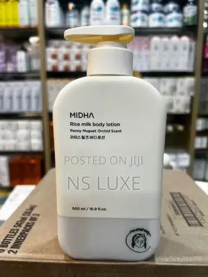 Midha Rice Milk Body Lotion and Bath by 3pcs Each