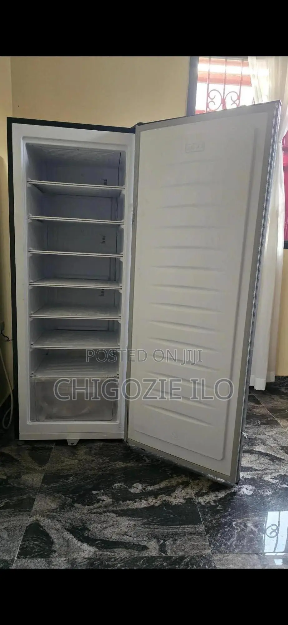 BRUHM Upright Freezer.