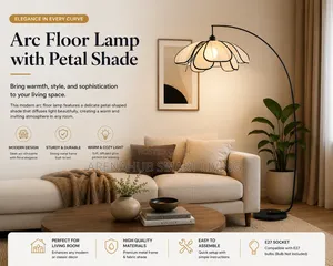 Wabi Sabi Style Flower Living Room Floor Lamp Sofa Side Ambient Lamp