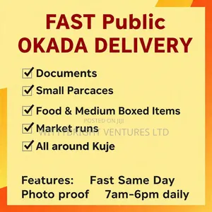 Fast Public Okada Delivery Within Kuje