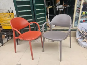 Modern Plastic Armchair – Comfortable Outdoor Dining Chair