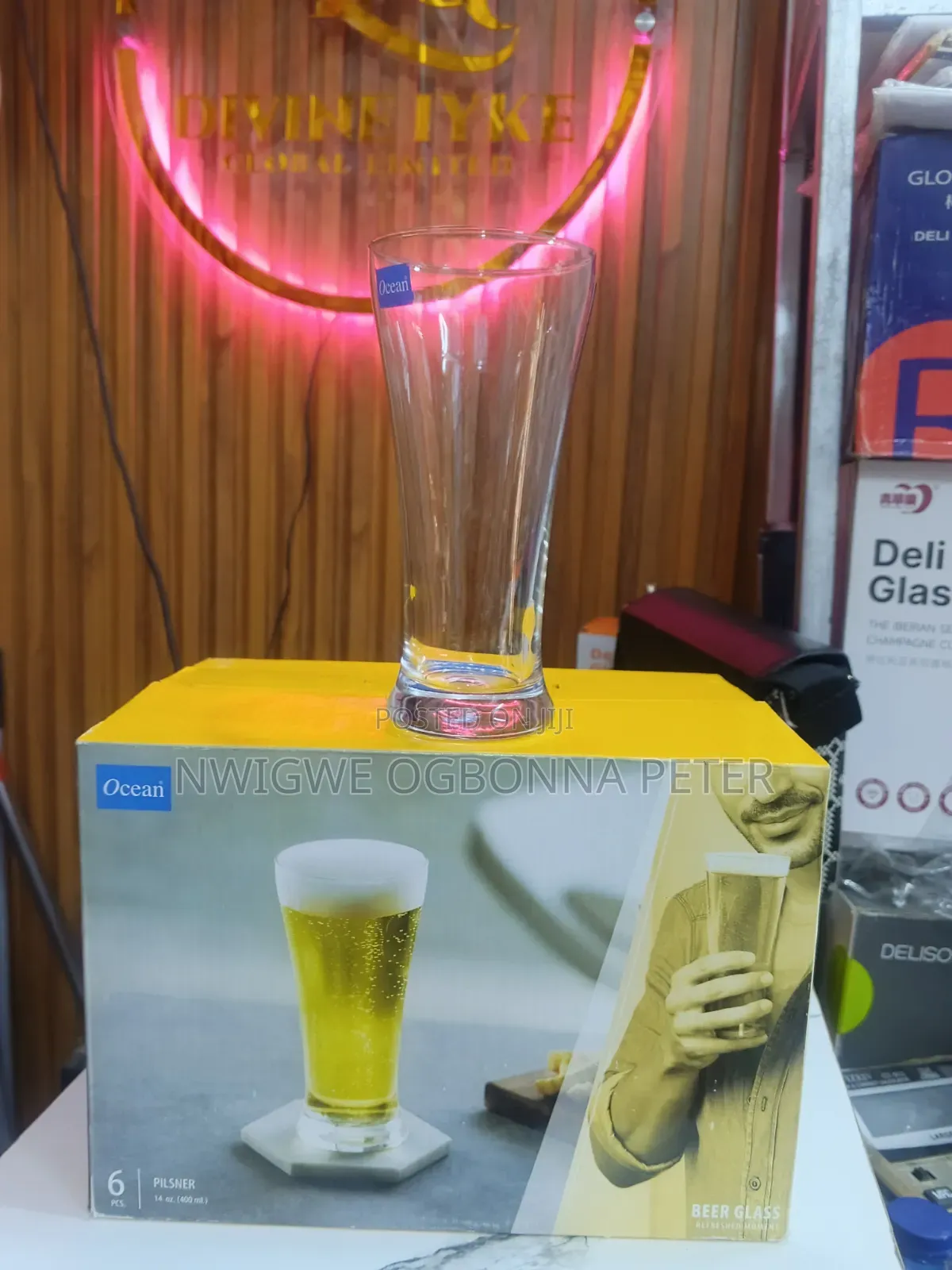 Ocean Piesnal Glass