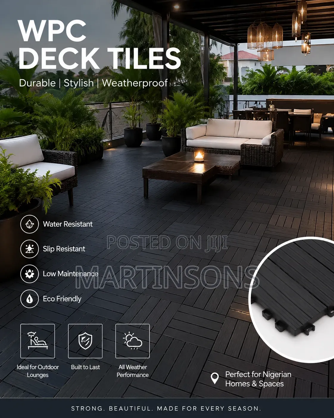 WPC Deck Tiles