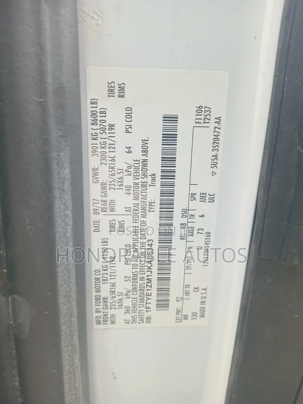 Ford Transit-350 2018 White