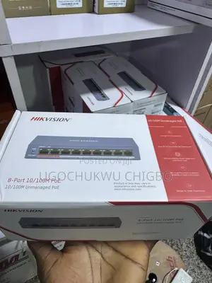 Hikvision 8 Port 10/100m POE Switch DS-3E0109P-E/M(B)