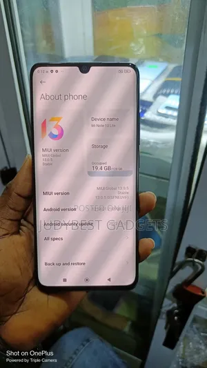 Xiaomi Mi Note 10 Lite 128 GB Black