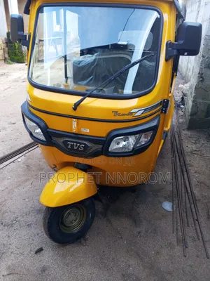 New TVS King Deluxe Plus iTouch Start 2023 Yellow