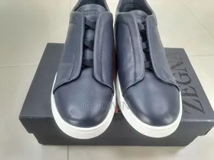 Zegna Triple Stitch Italian Designer Sneakers - Size 47
