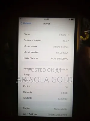 Apple iPhone 6s Plus 64 GB Silver