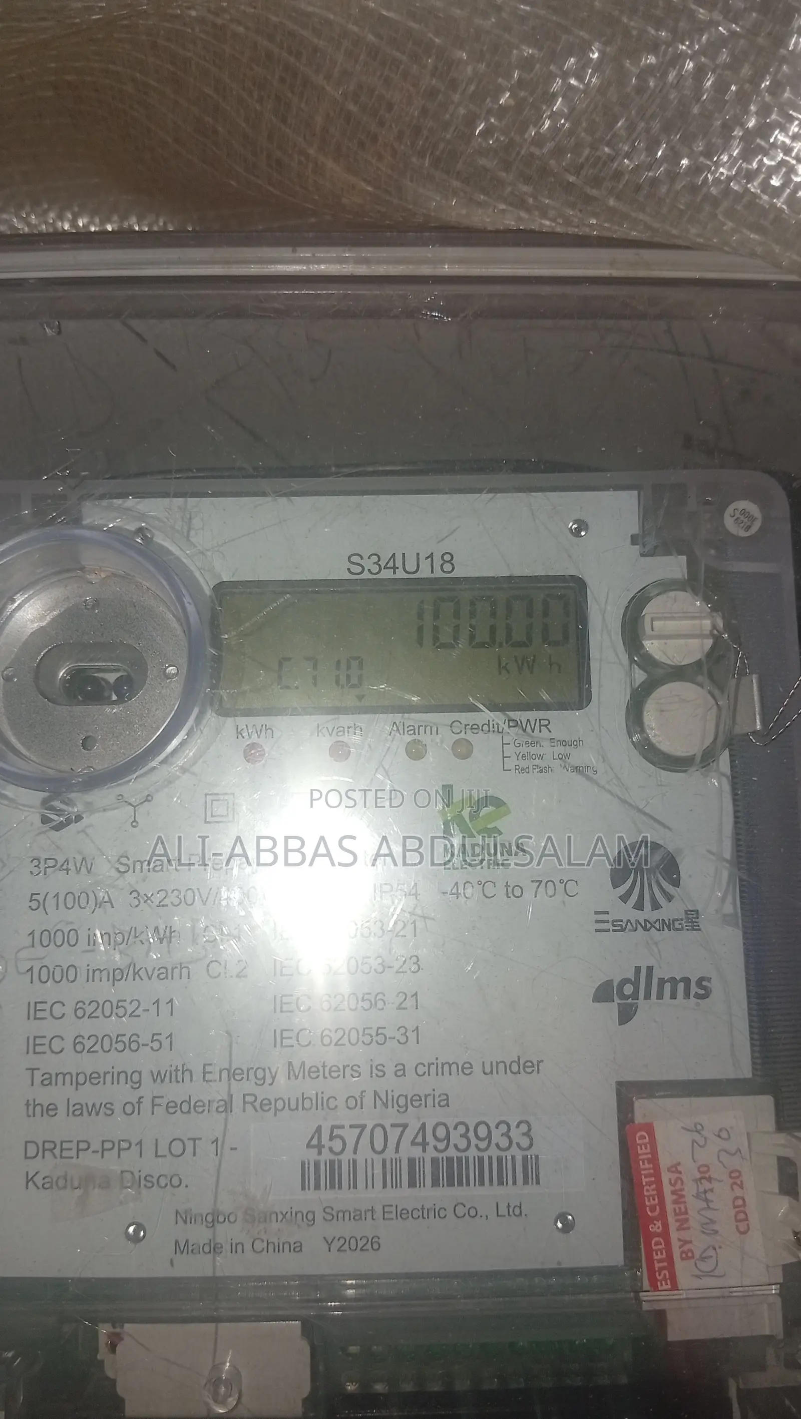 3 Phase Prepaid Meter