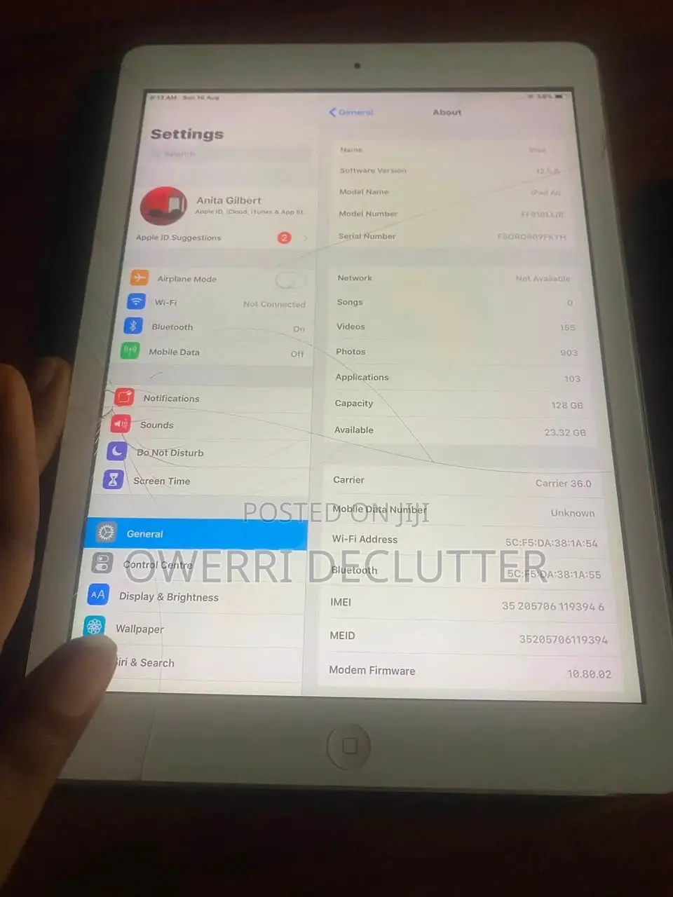 Apple iPad Air 128 GB Silver