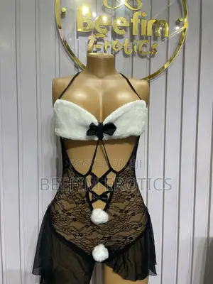 Cat Lady Lingerie Set With Stockings Lace Bodysuit