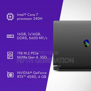 New Laptop Alienware 15 16GB Intel Core 7 SSD 512GB