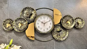 Clock With Decor for Design