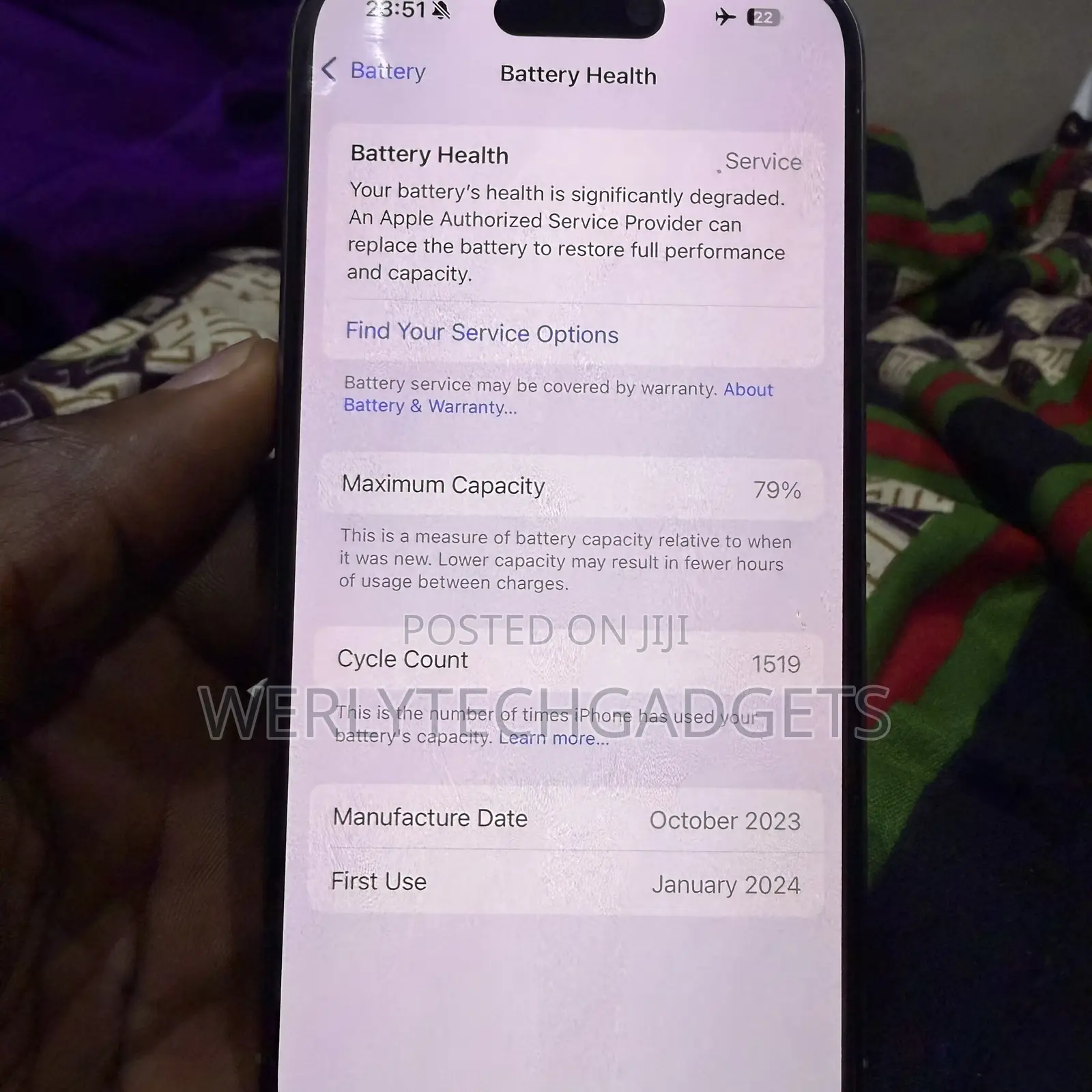 Apple iPhone 15 Pro 128 GB Gray