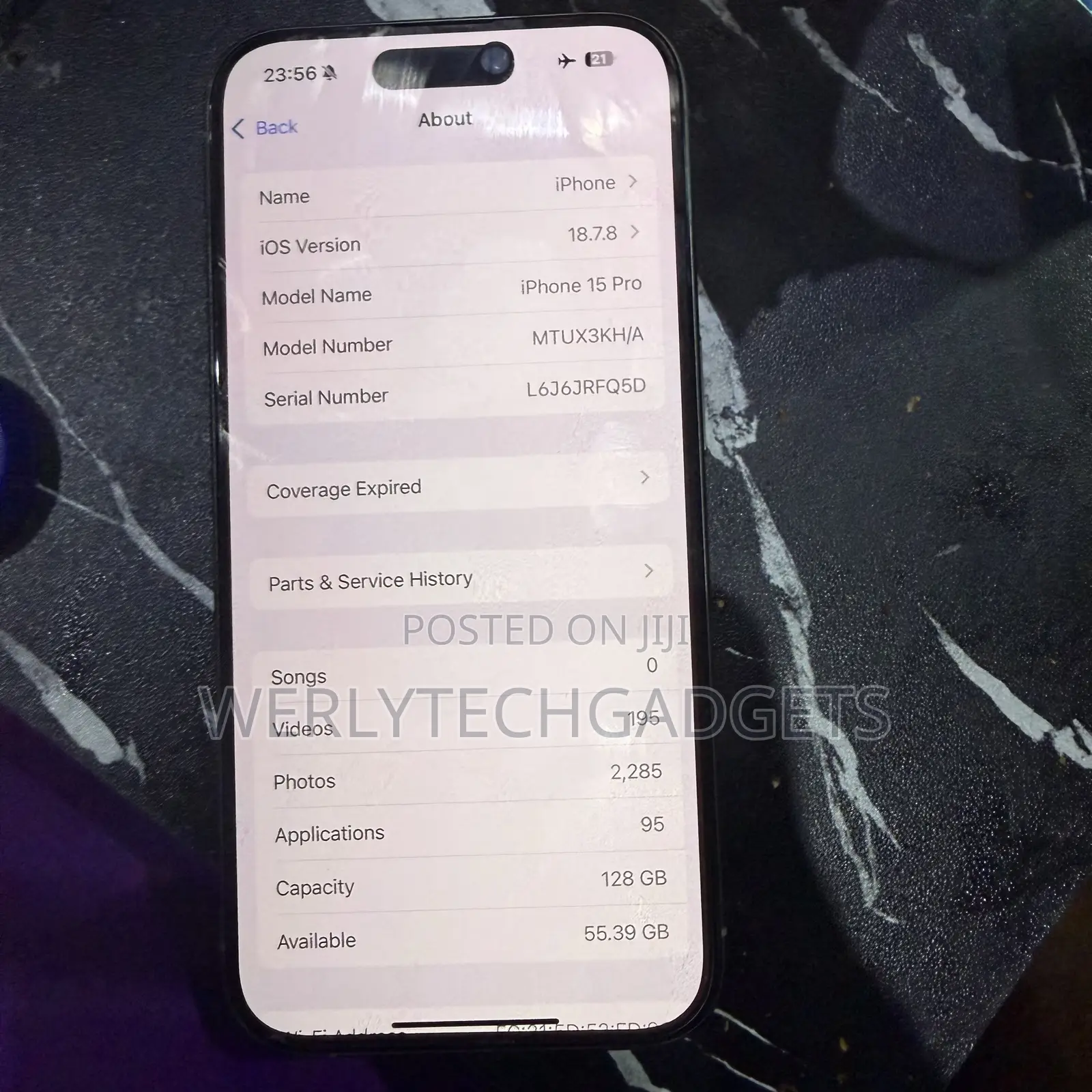 Apple iPhone 15 Pro 128 GB Gray