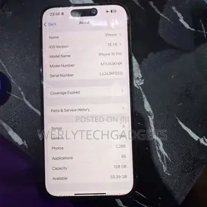 Apple iPhone 15 Pro 128 GB Gray
