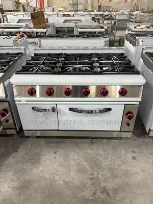 6 Burner Cooker With Oven