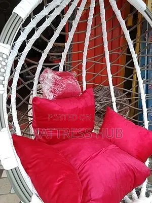 Reddish Cushion Hanging Swing
