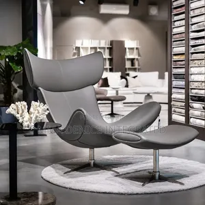 Luxury Lounge Chair With Ottoman – Modern Rec