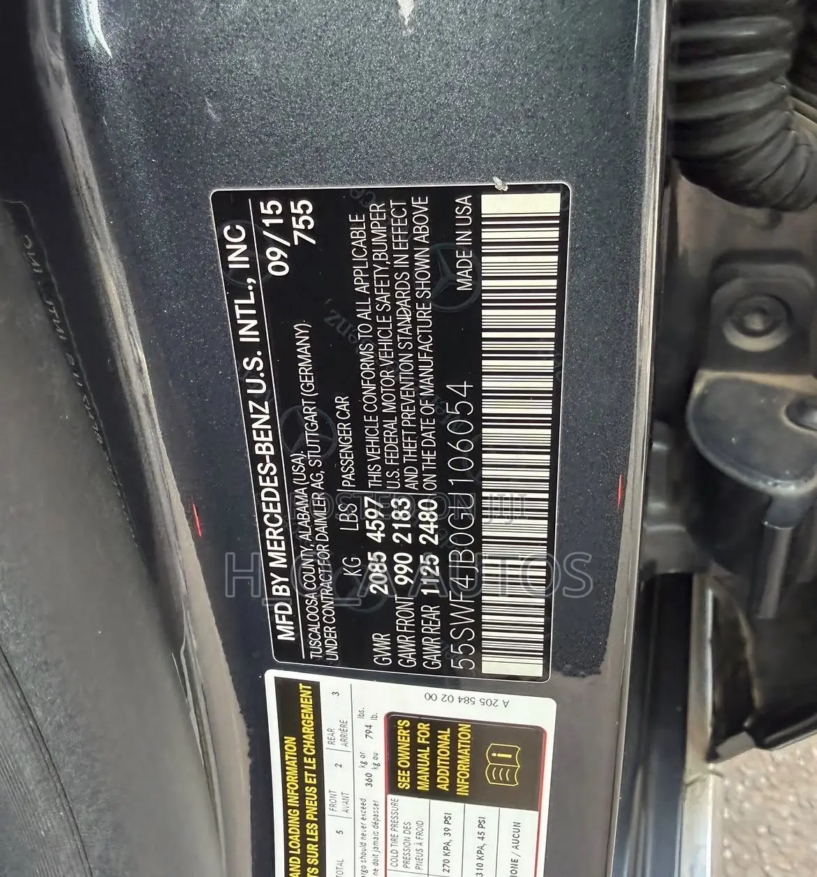 Mercedes-Benz C300 2016 Gray
