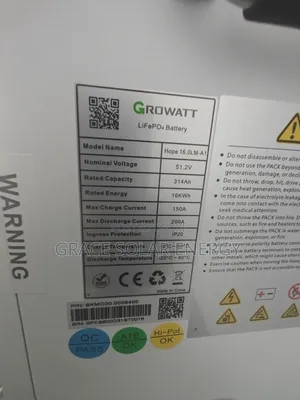 16kwh Growatt Lithium Battery