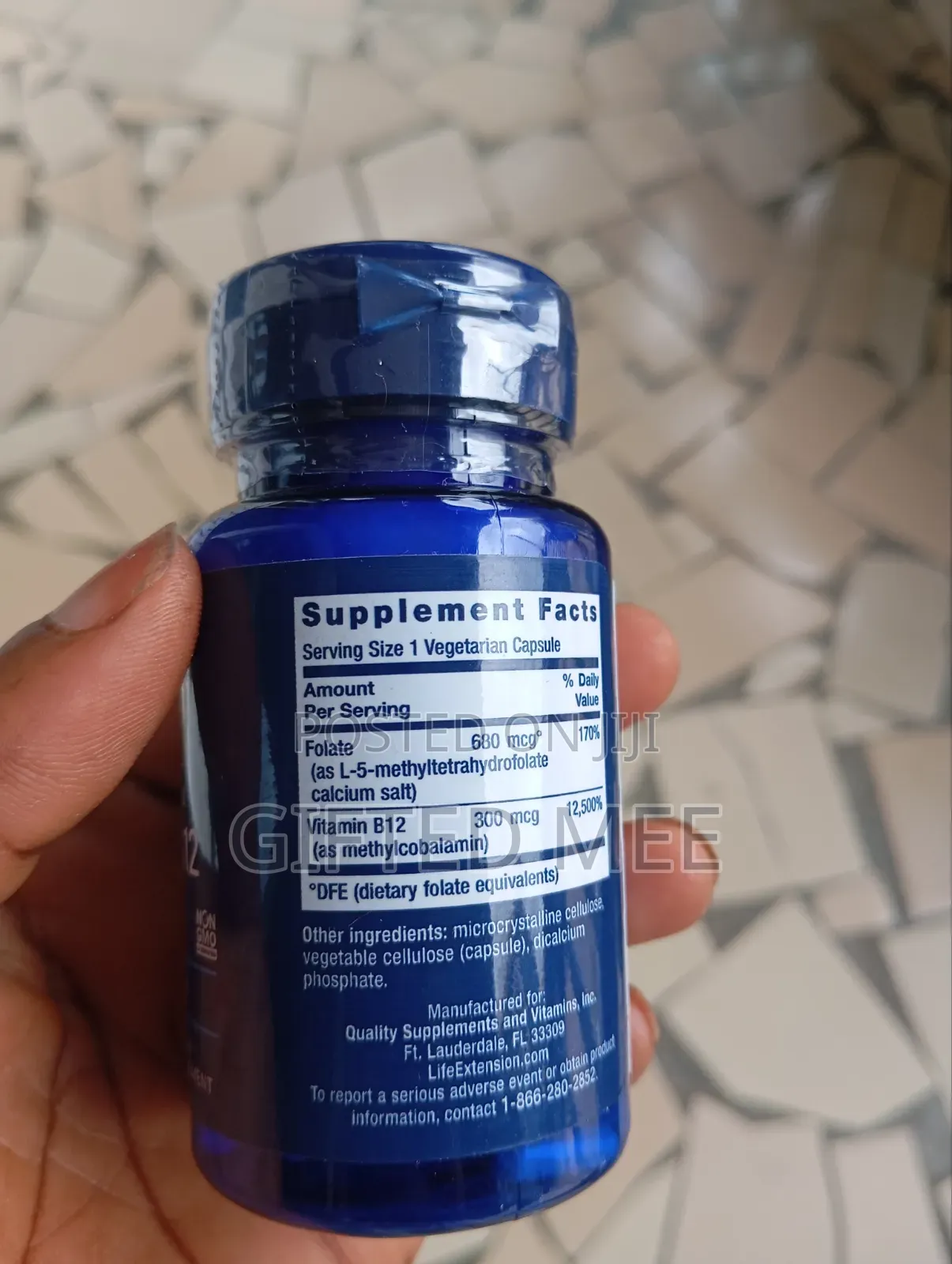 Bio-Active Folate and Vit. B12