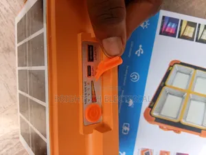Potable Solar Flood Light With Charger Spot