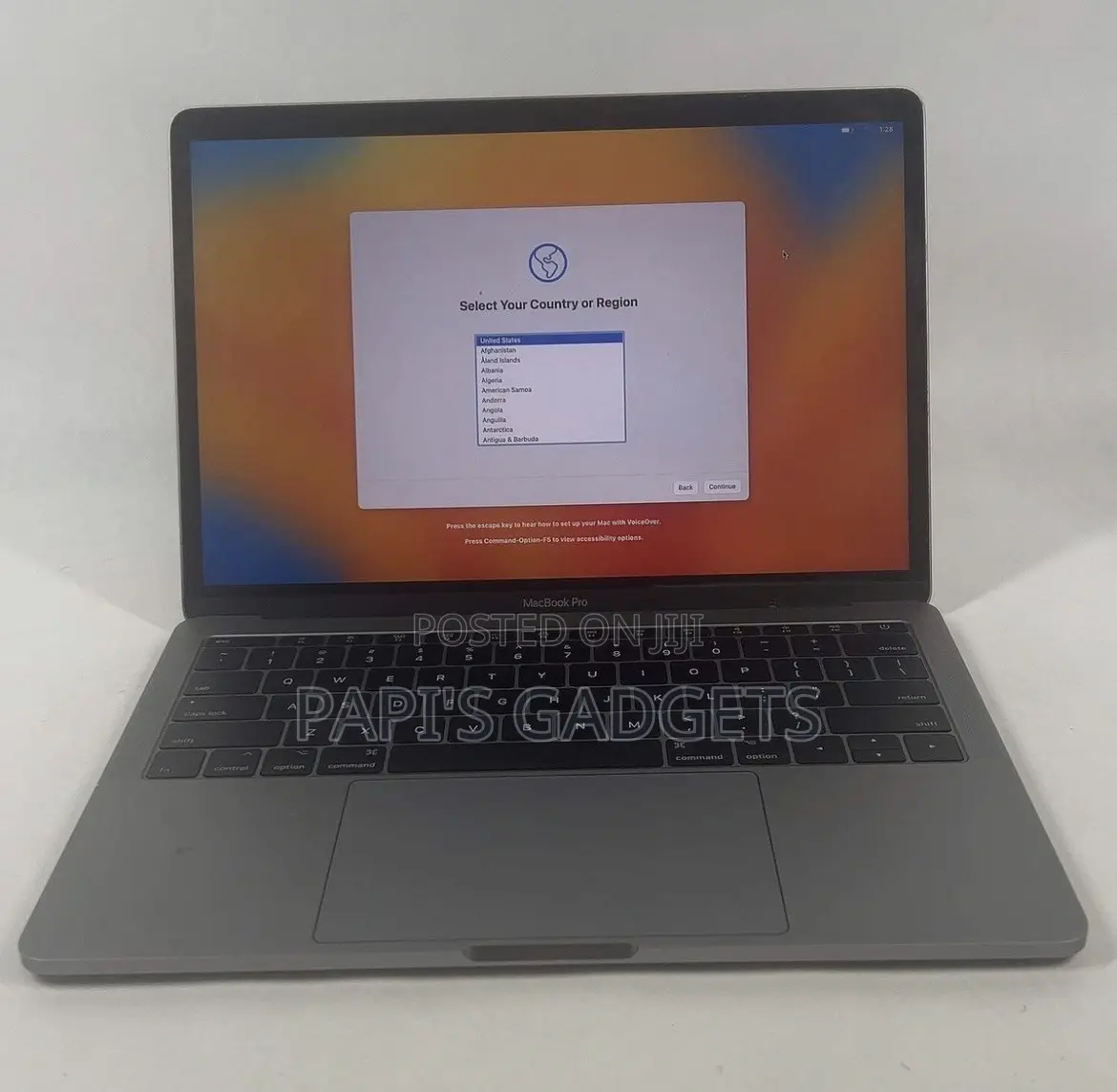 Laptop Apple MacBook Pro 2017 16GB Intel Core i7 SSD 256GB