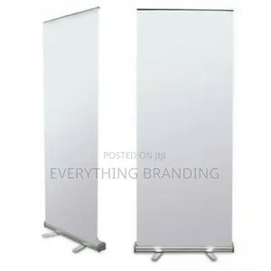 Slim Base Roll Up Banner Stand 3x7ft - Trade Show Exhibition Display