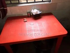 Orange & White Plastic Tables