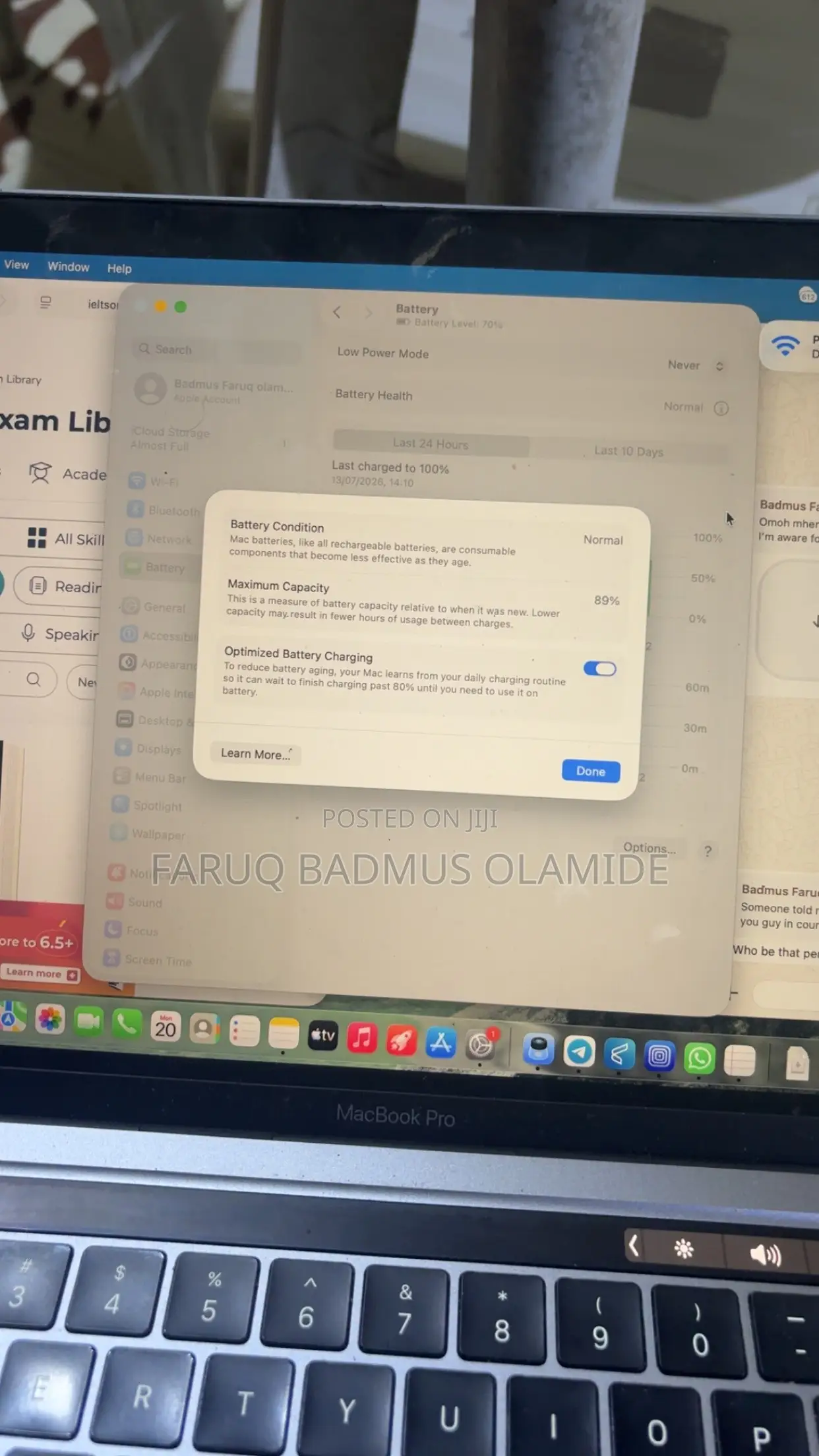 Laptop Apple MacBook Pro 2022 M2 8GB Apple M2 SSD 256GB