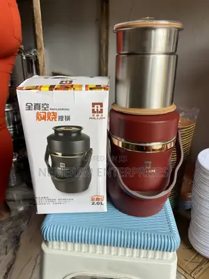 Ailijin 2.0L Stainless Steel Vacuum Insulated Food Flask