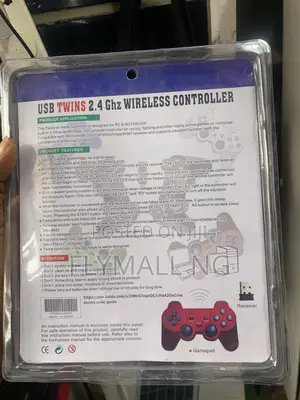USB Twins 2.4GHz Wireless Vibration Controller
