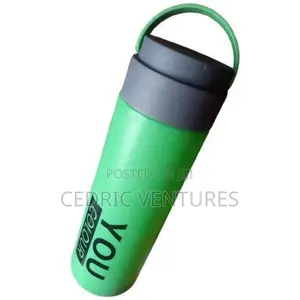 Double Layer Plastic Glass Water Bottle - 450ml