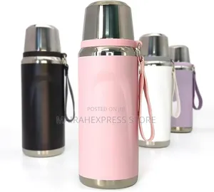 600ml/20.5oz,Stainless Steel Thermos Water Bottle for Hot Cold Drink