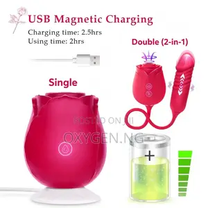 Rose Sex Toy Vibrator (Sold at 40% Discount Price)