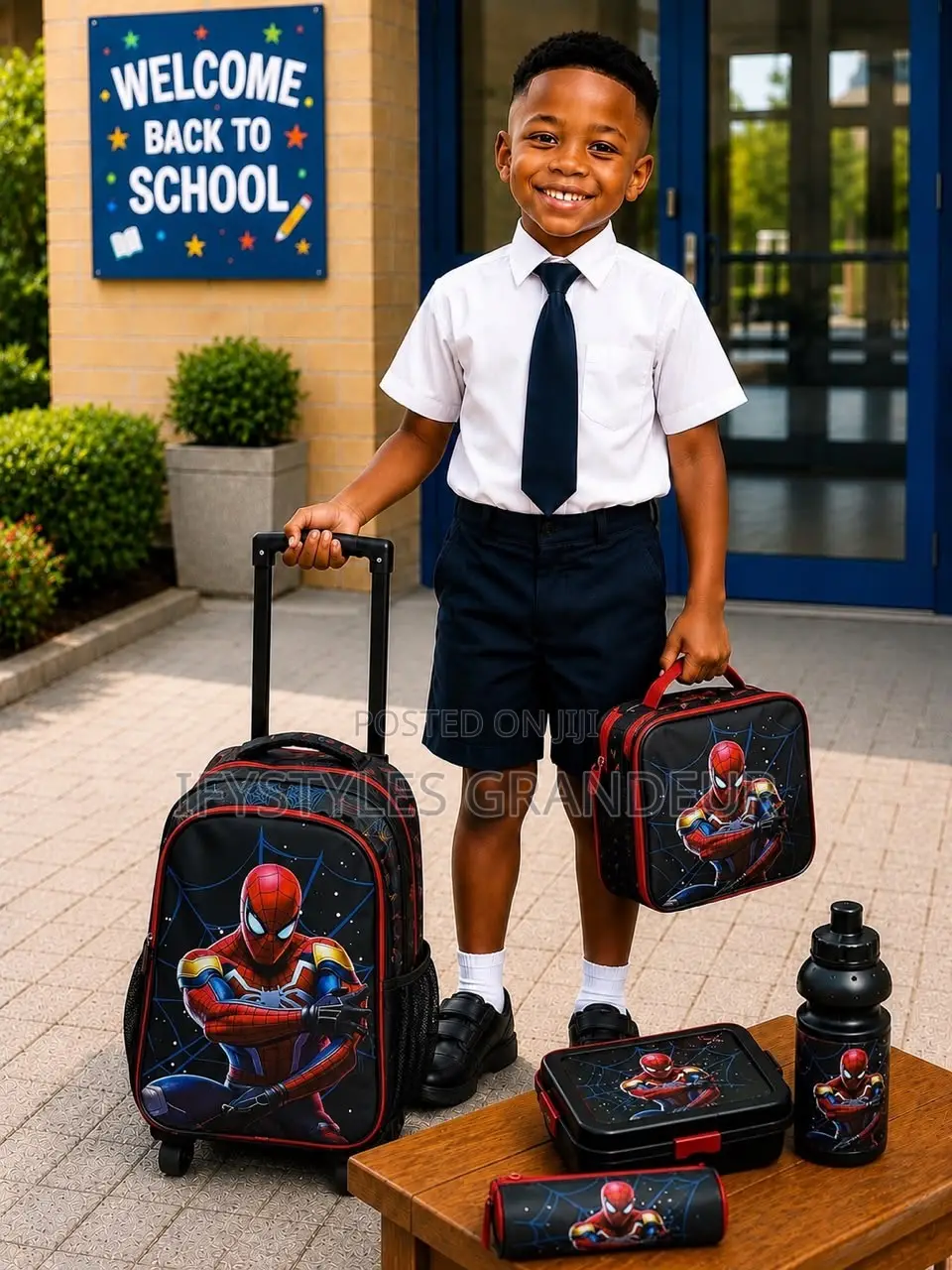 5 Pieces Luxury Complete School Set